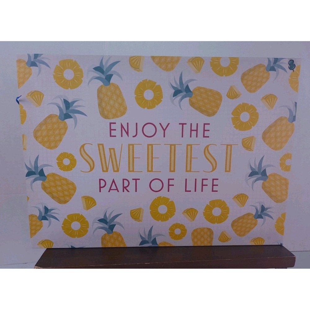 Ashland Summer Enjoy The Sweetest Part Of Life Decorative Box Storage 12"x9"x3.5